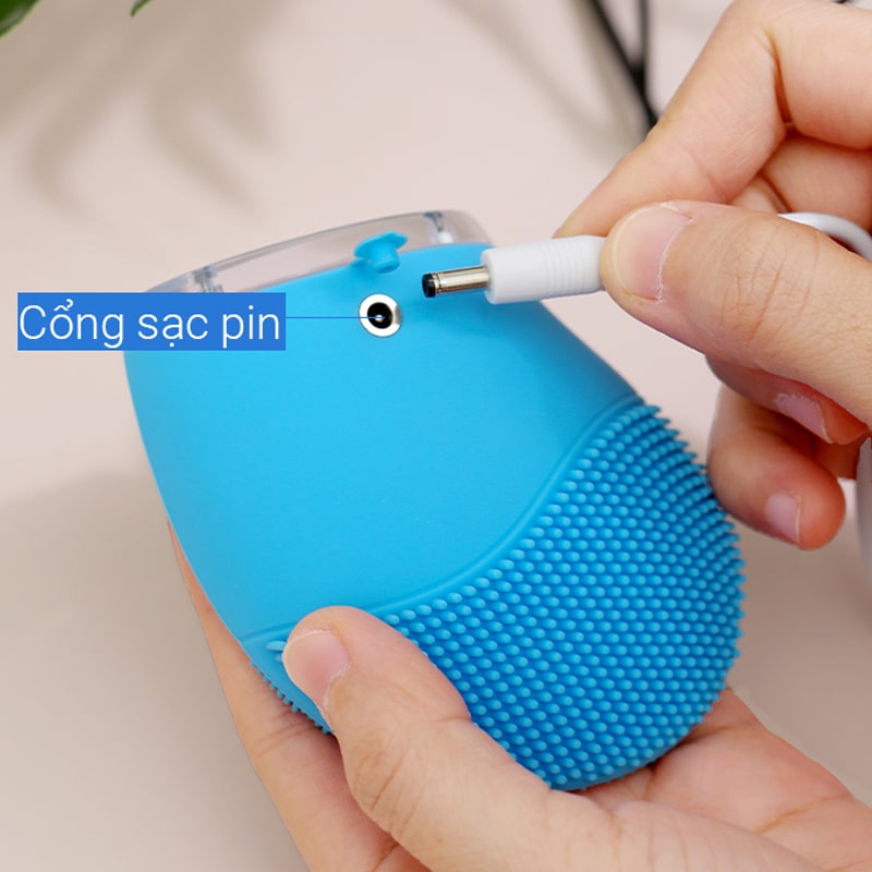 Máy rửa mặt và massage Halio Sky Blue Màu Xanh da trời