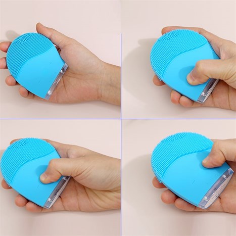 Máy rửa mặt và massage Halio Sky Blue Màu Xanh da trời