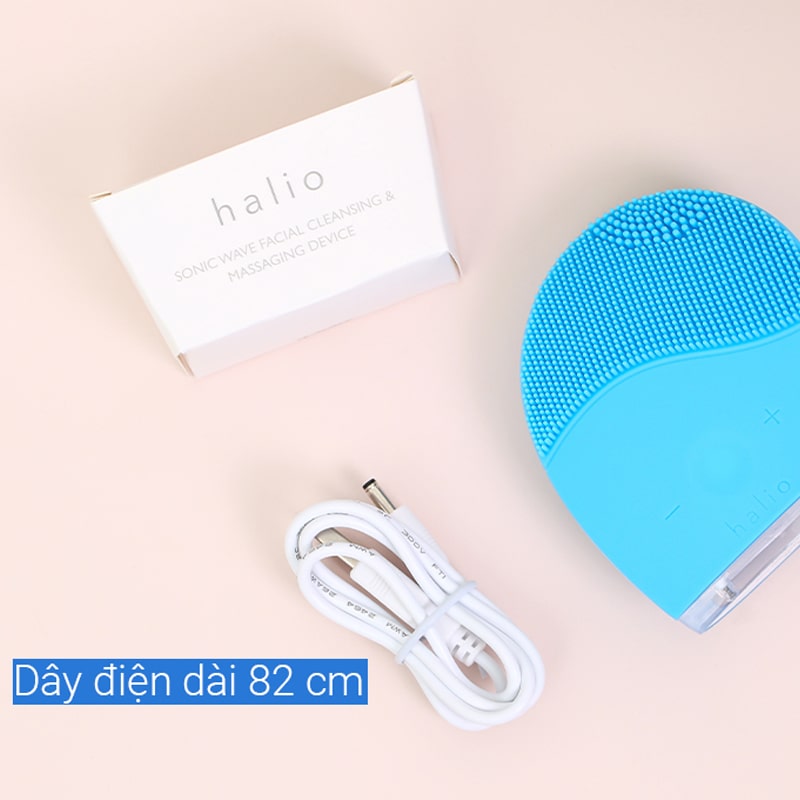 Máy rửa mặt và massage Halio Sky Blue Màu Xanh da trời
