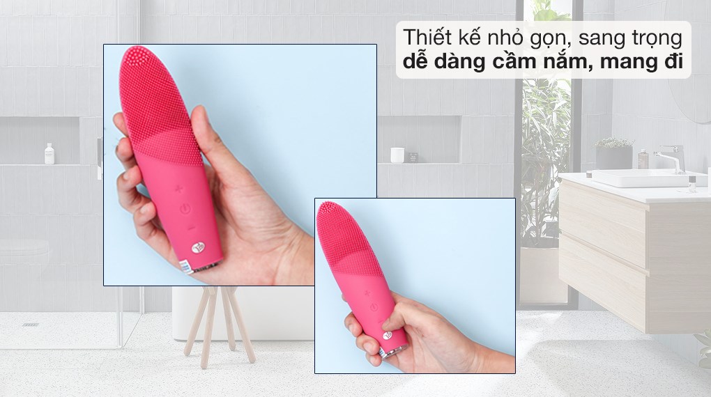 Máy rửa mặt kèm chức năng nhiệt Rio Beauty FADF-H