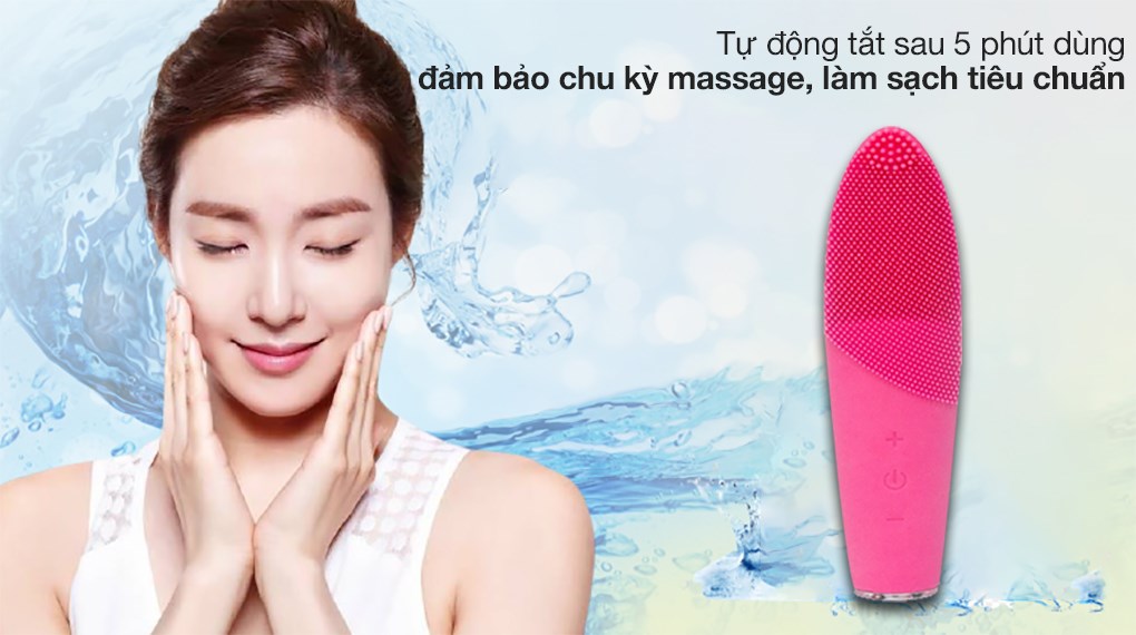 Máy rửa mặt kèm chức năng nhiệt Rio Beauty FADF-H