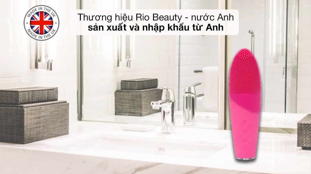 Máy rửa mặt kèm chức năng nhiệt Rio Beauty FADF-H