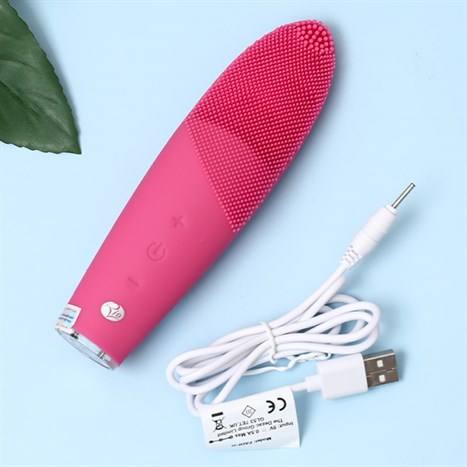 Máy rửa mặt kèm chức năng nhiệt Rio Beauty FADF-H Màu Hồng