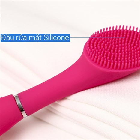 Máy rửa mặt và massage vùng mắt Rio Beauty FARA Màu Hồng