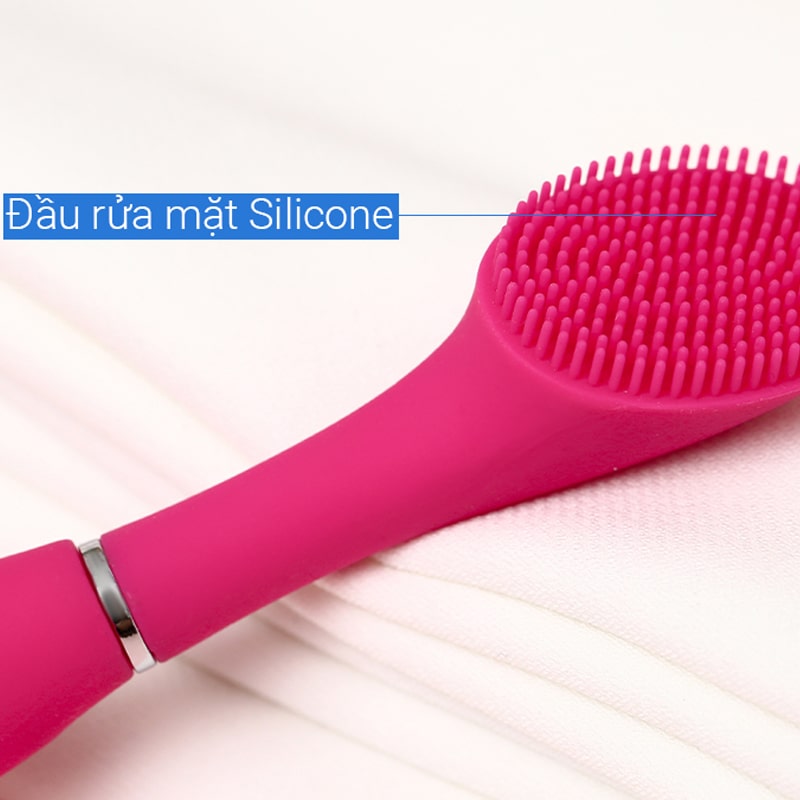 Máy rửa mặt và massage vùng mắt Rio Beauty FARA Màu Hồng