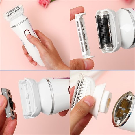 Máy rửa mặt 4 trong 1 Rio Beauty SHFA Màu Trắng