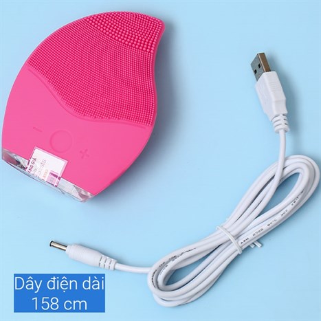 Máy rửa mặt và massage Rio Beauty FADC Màu Hồng