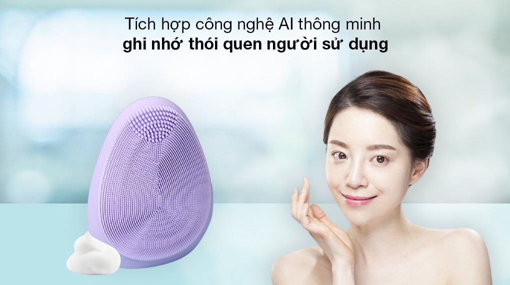 Máy rửa mặt và massage Emmié Purple Don't Lie