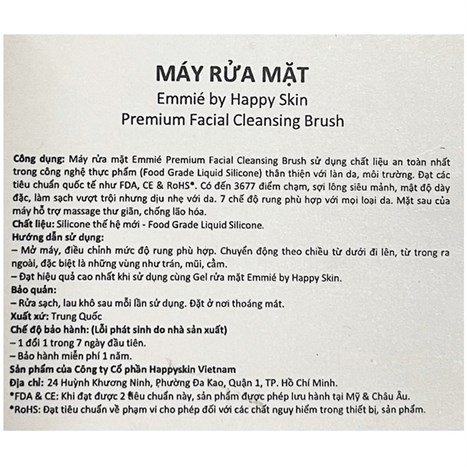 Máy rửa mặt và massage Emmié So Sweet Màu Hồng