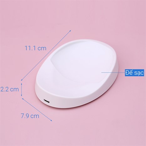 Máy rửa mặt và massage K.SKIN KD303 Màu Tím nhạt