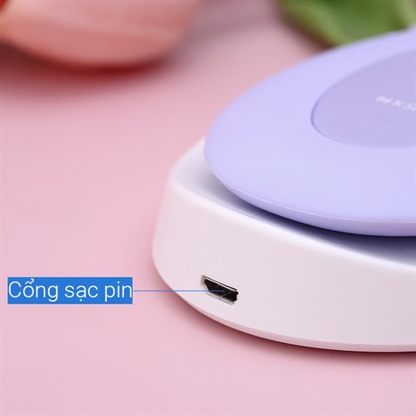 Máy rửa mặt và massage K.SKIN KD303 Màu Tím nhạt