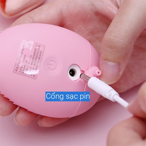 Máy rửa mặt và massage K.SKIN KD308B Màu Hồng