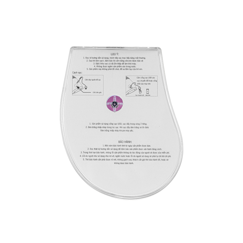 Máy rửa mặt BIBURY BBR01-01 (Màu hồng) - 2