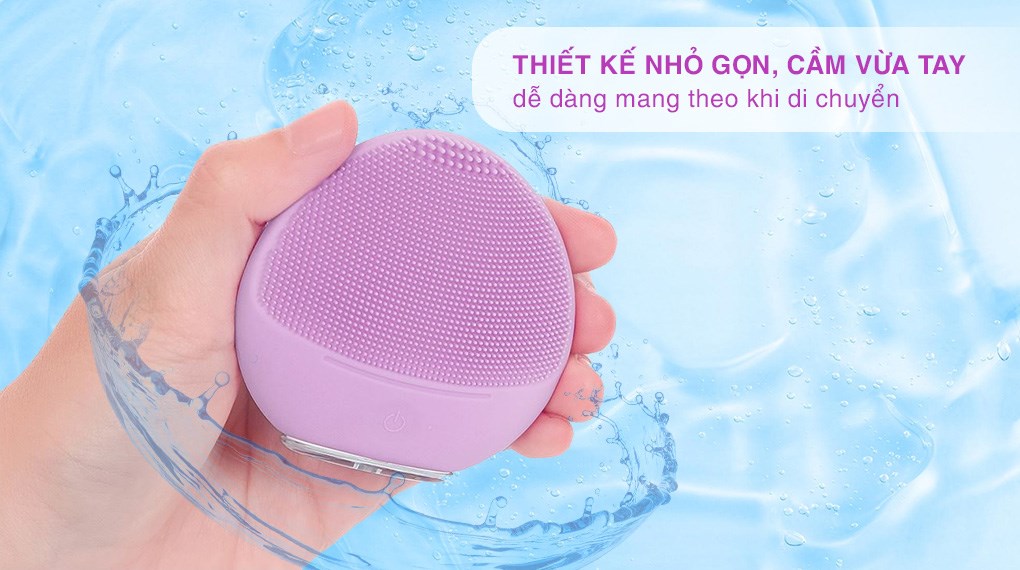 Máy rửa mặt và massage Halio Purple Rain