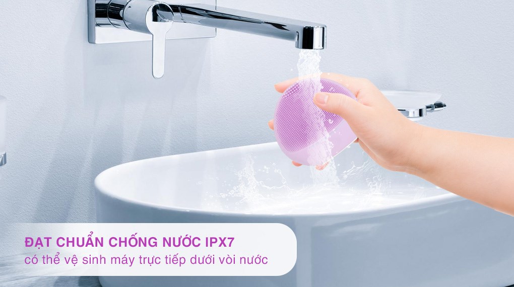 Máy rửa mặt và massage Halio Purple Rain