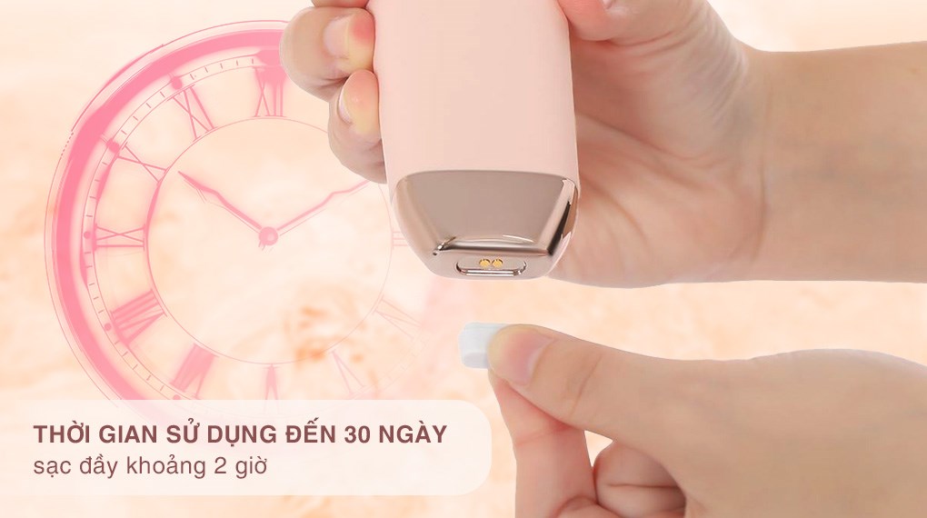Máy rửa mặt và massage Halio 5 in 1 Peach Fuzz