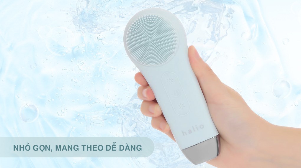 Máy rửa mặt và massage Halio 5 in 1 Ice Blue