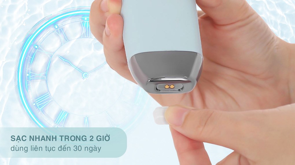 Máy rửa mặt và massage Halio 5 in 1 Ice Blue