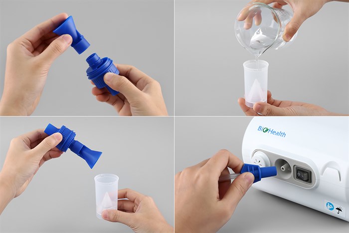 Máy xông khí dung BioHealth NEB PRO Màu Trắng