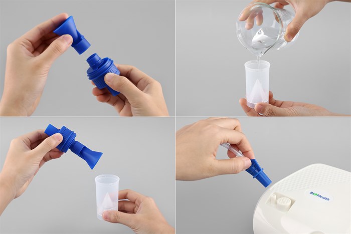 Máy xông khí dung BioHealth NEB Easy Màu Trắng