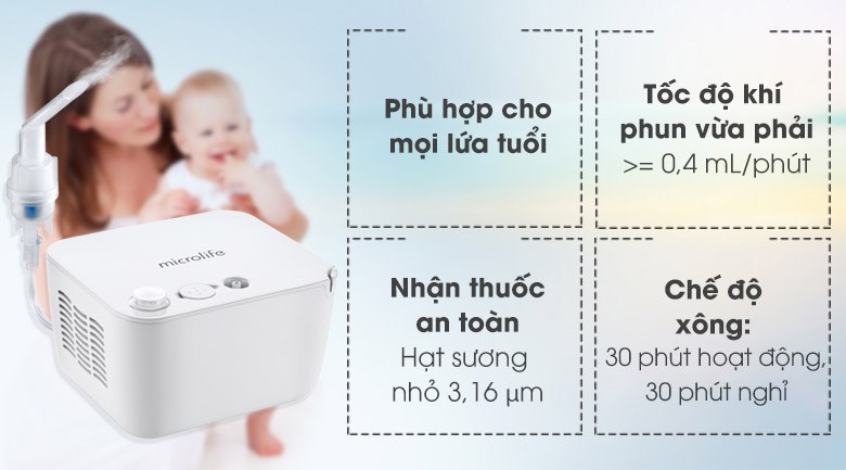 Máy xông khí dung Microlife NEB200