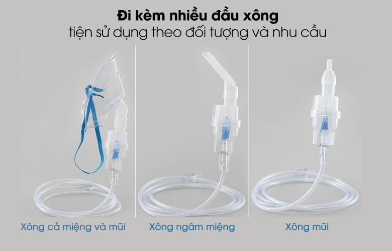 Nhiều đầu xông - Máy xông mũi họng Microlife NEB200