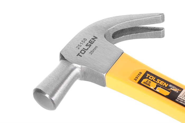 Búa sừng dê đầu thép cán nhựa Tolsen 25158 Màu Đen - Vàng