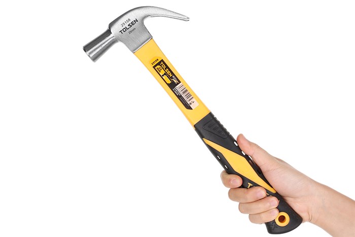 Búa sừng dê đầu thép cán nhựa Tolsen 25158 Màu Đen - Vàng