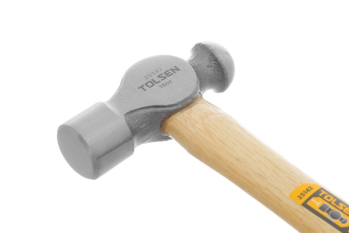 Búa đầu tròn cán gỗ Tolsen 25142 Màu Vàng đồng