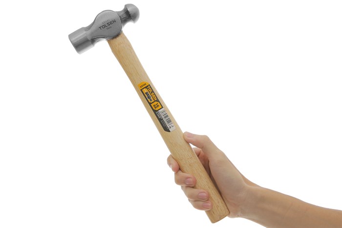 Búa đầu tròn cán gỗ Tolsen 25142 Màu Vàng đồng