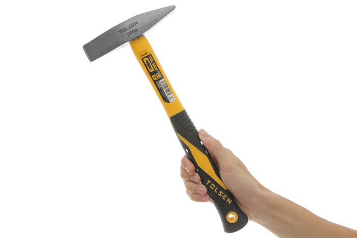 Búa đầu nhọn cán nhựa Tolsen 25188 Màu Đen - Vàng