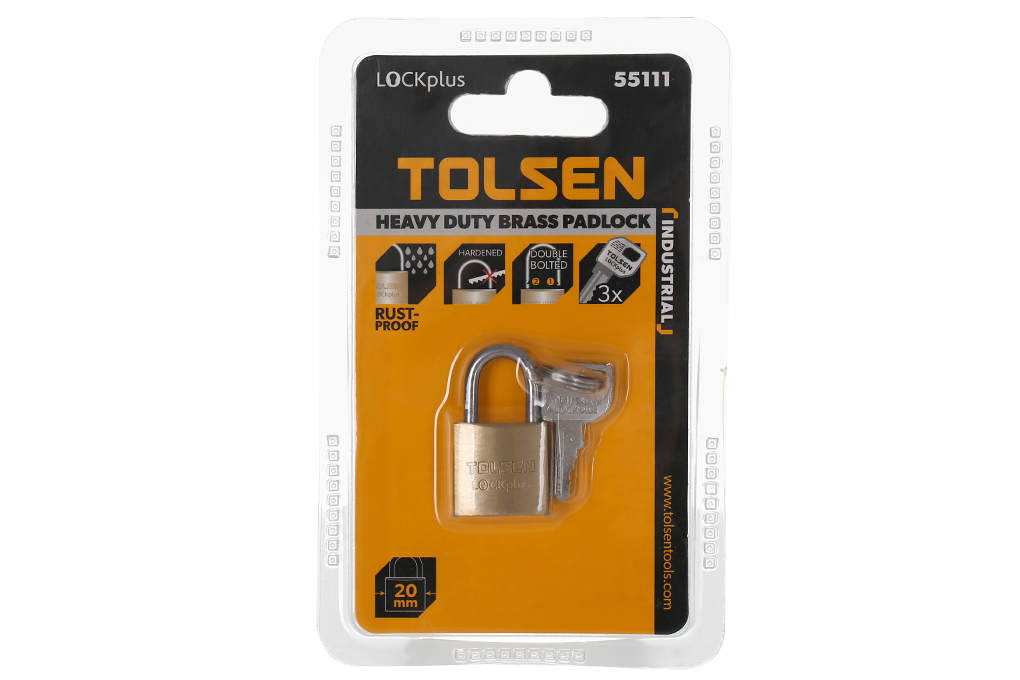 Ổ Khóa Đồng 20mm Tolsen 55111