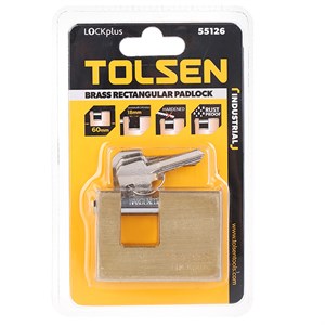 Ổ khóa đồng cầu ngang 60 mm Tolsen 55126