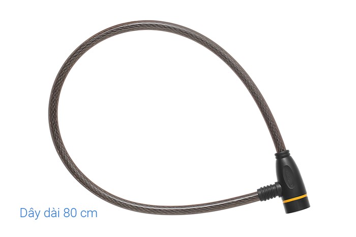 Ổ khóa dây 80 cm Tolsen 55170 Màu Đen