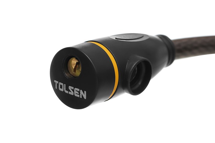 Ổ khóa dây 80 cm Tolsen 55170 Màu Đen
