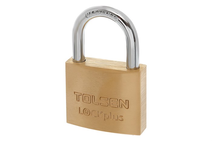 Ổ khóa đồng 40 mm Tolsen 55114 Màu Đen - Cam