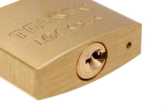 Ổ khóa đồng 40 mm Tolsen 55114 Màu Đen - Cam