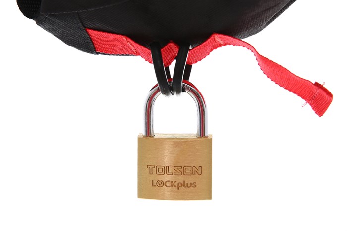 Ổ khóa đồng 40 mm Tolsen 55114 Màu Đen - Cam