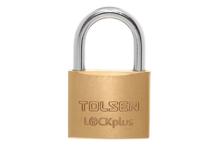 Ổ khóa đồng 50 mm Tolsen 55115 Màu Đen - Cam