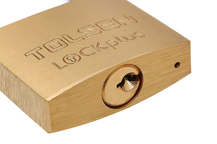 Ổ khóa đồng 50 mm Tolsen 55115 Màu Đen - Cam