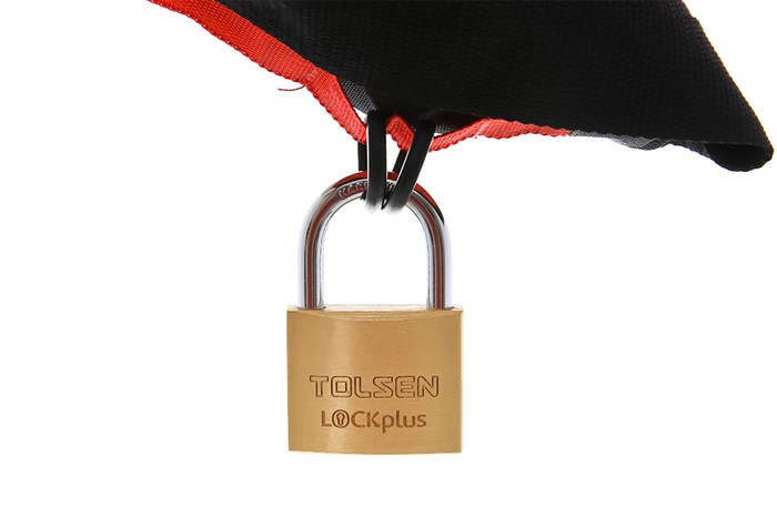 Ổ khóa đồng 50 mm Tolsen 55115 Màu Đen - Cam
