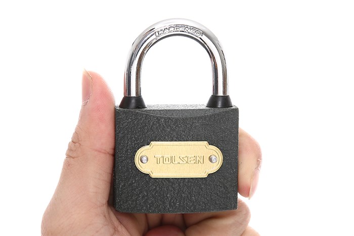 Ổ khóa sắt đen 50 mm Tolsen 55135 Màu Đen