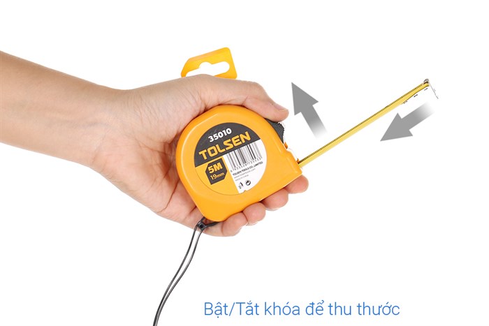 Thước cuộn dây thép Tolsen 35010 5m