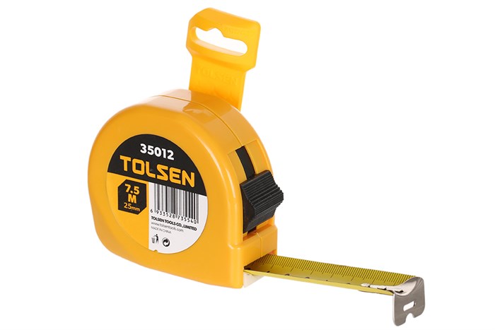 Thước cuộn dây thép Tolsen 35012 7.5m