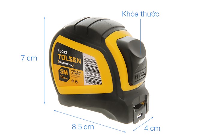 Thước cuộn tự động Tolsen 36013 5m