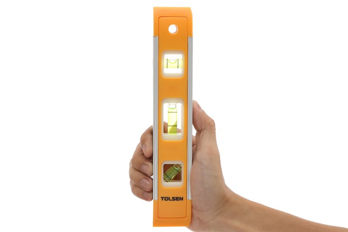 Thước thủy mini Tolsen 35059 22.5 cm Màu Đen - Cam