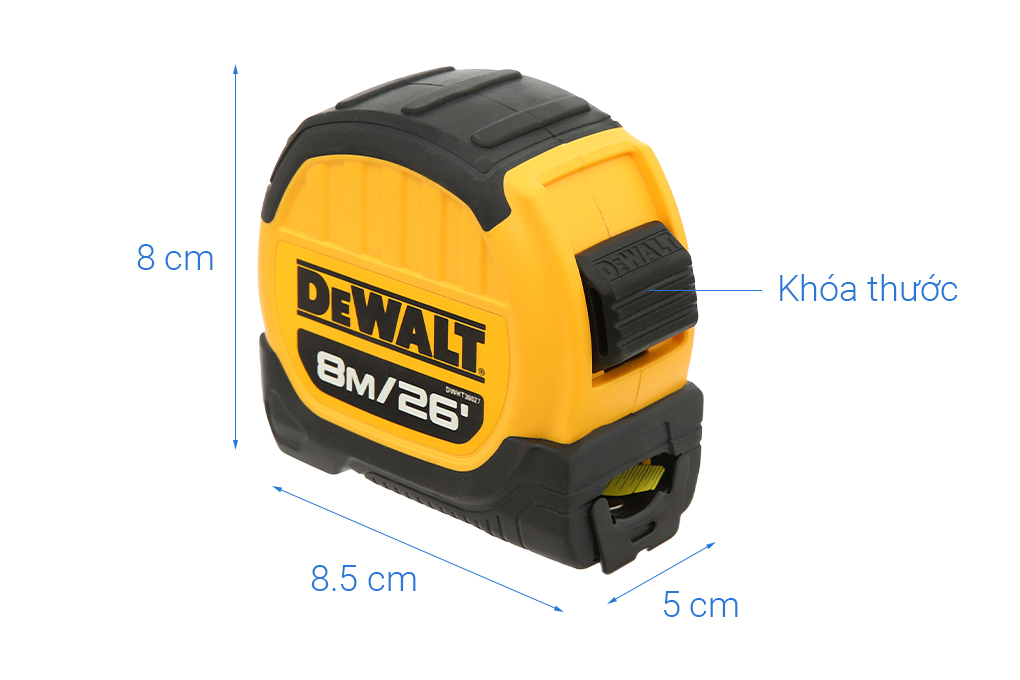 Thước kéo Dewalt DWHT36027-0-30 8m Màu Đen - Vàng