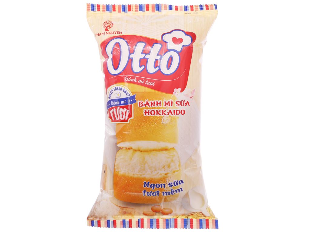 Bánh mì sữa hokkaido Otto 90g 1