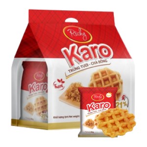 Bánh trứng tươi chà bông Karo gói 156g