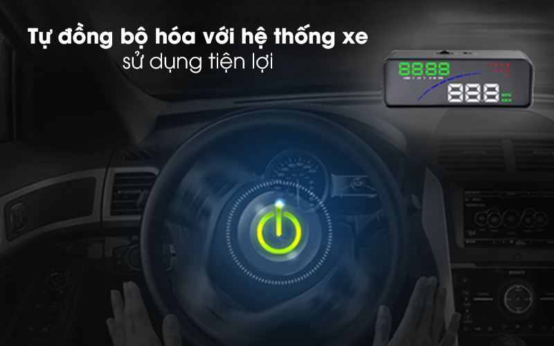 Điều khiển xe an toàn với thiết bị hỗ trợ thông tin HUD Vietmap V9